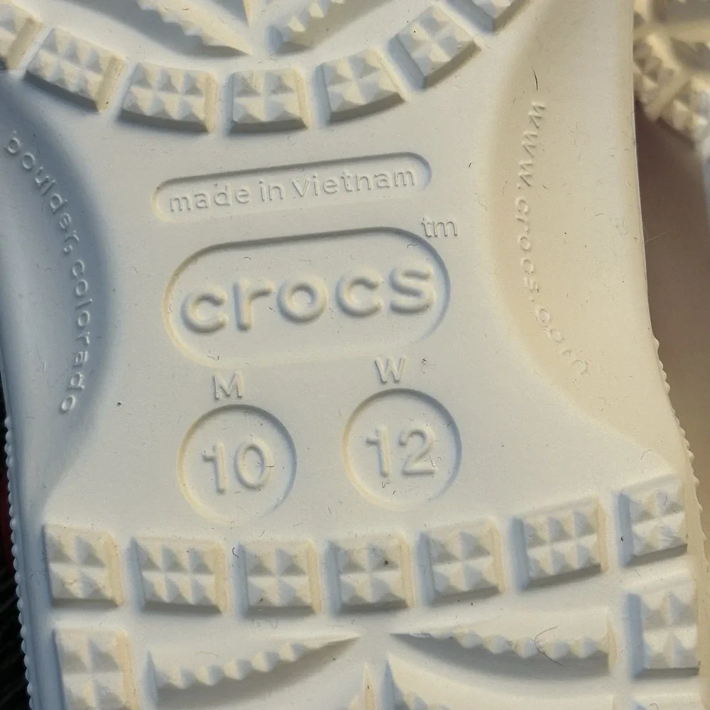 Alabama Crimson Tide Classic Crocs University of Alabama Men 10 Women's 12